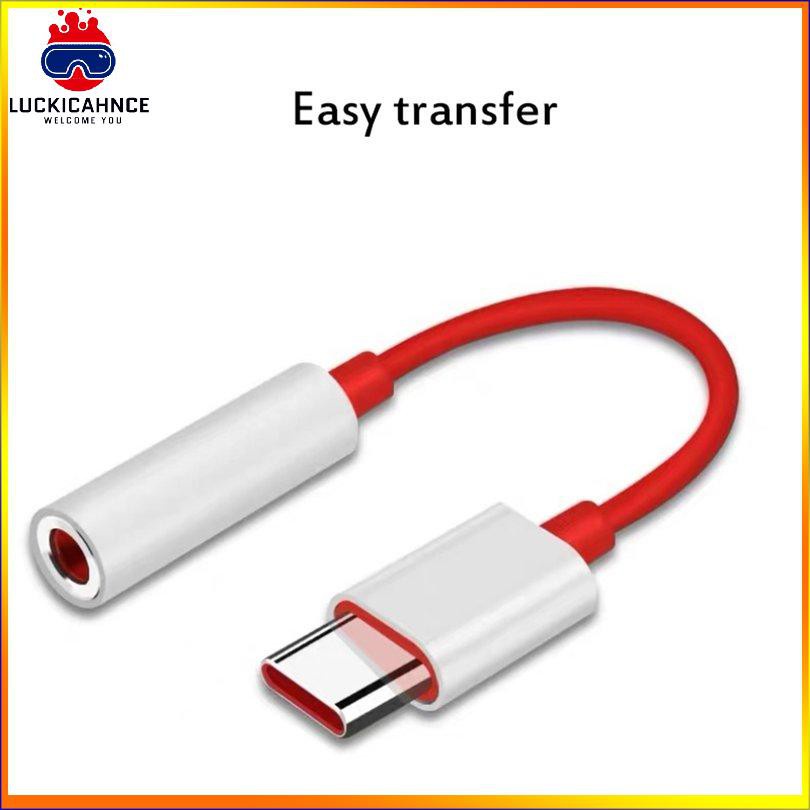 【6/6】Type C To 3.5mm Audio Headphone Cable Adapter For Oneplus Converter Cable