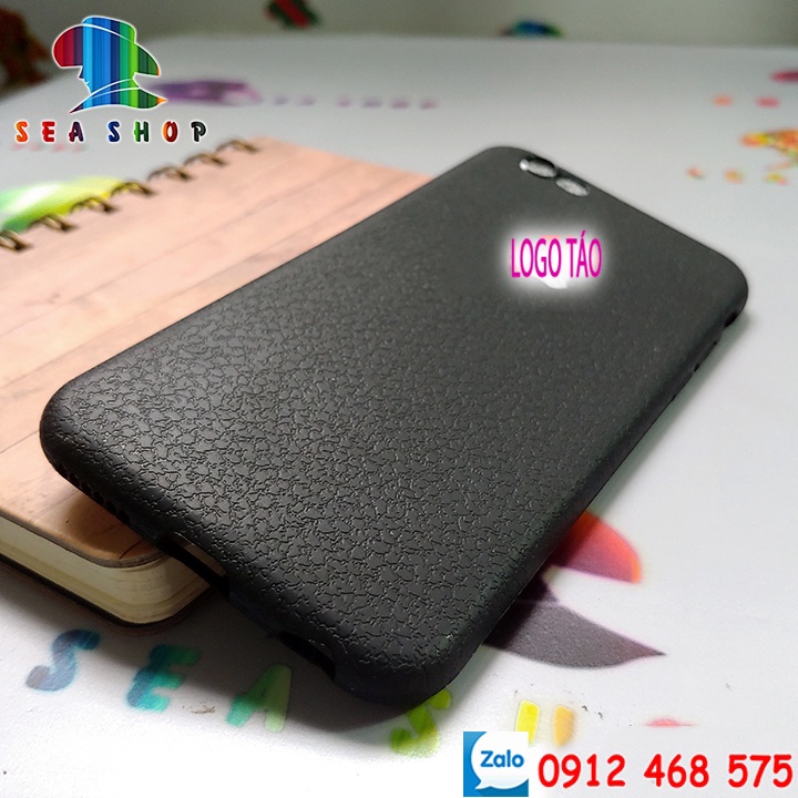 Ốp lưng iPhone vân da TN - Nhựa dẻo - Chống trơn trượt - 6S, 6Plus, 7, 8 Plus, SE2, XR, XS Max, 11