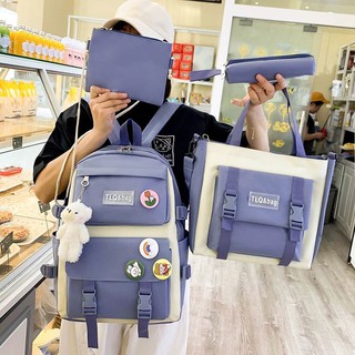 ✟☢Cặp đi học cho nữ học sinh cấp 1, cấp 2, cấp 3 Đi phượt balo nam công suất lớn phong cách hàn quốc thời trang siêu chá