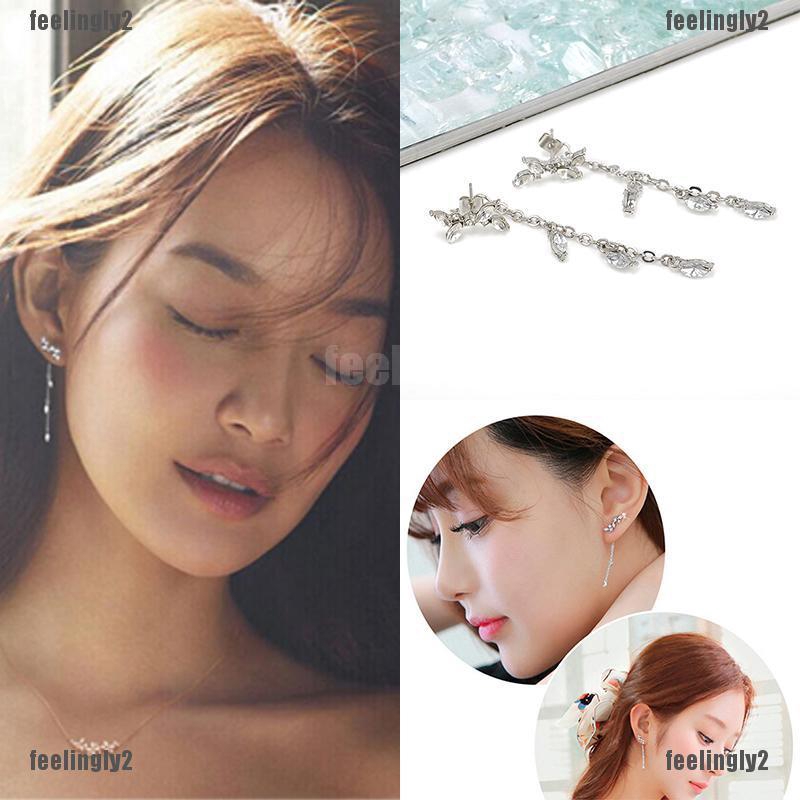 Khuyên Tai Dáng Dài Phong Cách Hàn Quốc Cá Tính