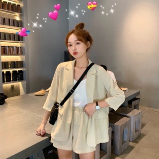 Set blazer và quần short ulzzang