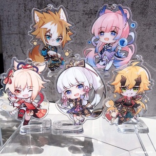 Móc khóa nhân vật GENSHIN IMPACT mẫu 2 chibi anime game mica trong acrylic