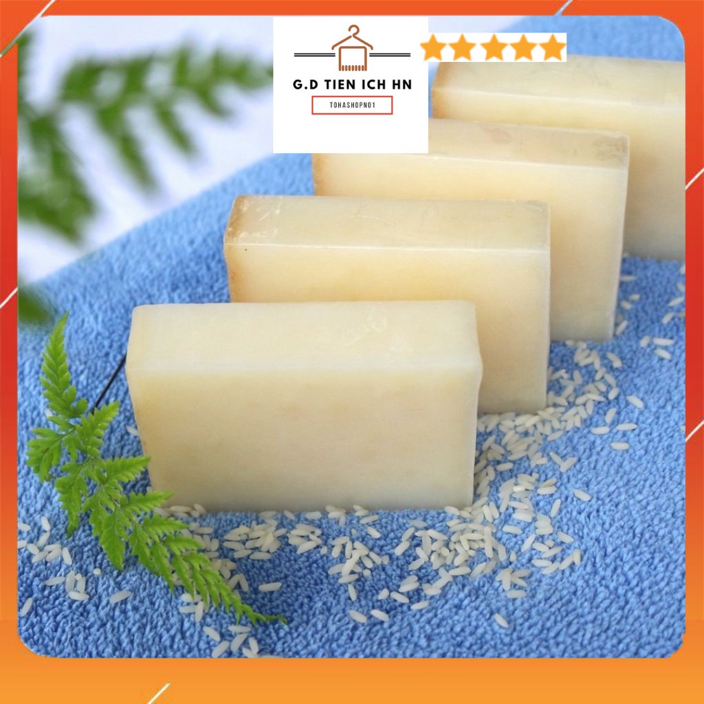 Xà Bông Cám Gạo Hữu Cơ ( chuẩn Organic) Giúp Sáng Da, Tẩy  Da Chết, Ngừa Thâm