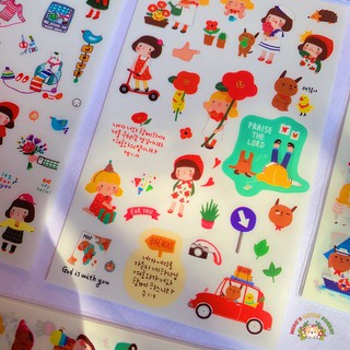 SET 06 TẤM STICKER HELLO JANE | MST265