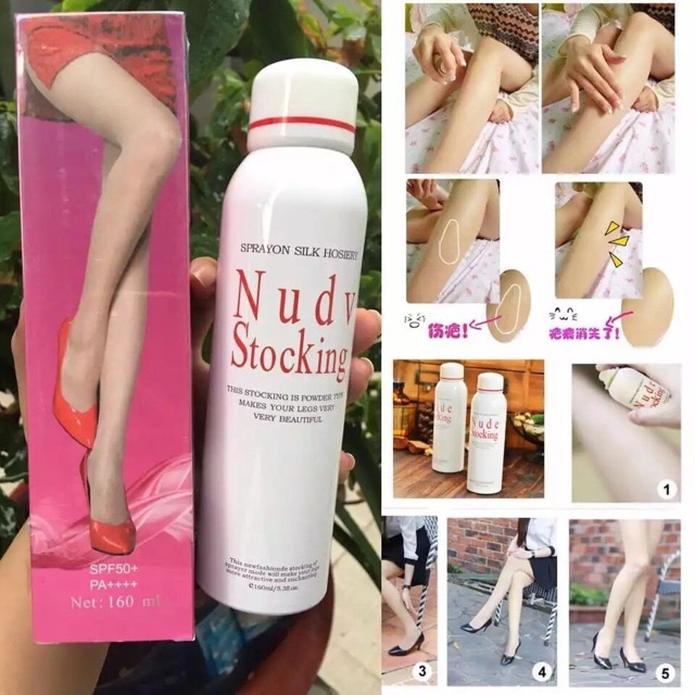 Tất phun chân NUDV stocking