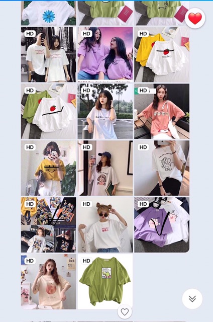 Xả lô áo phông cute 100k/ 3 cái