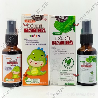 Xịt họng bổ phế nam hà 30ml