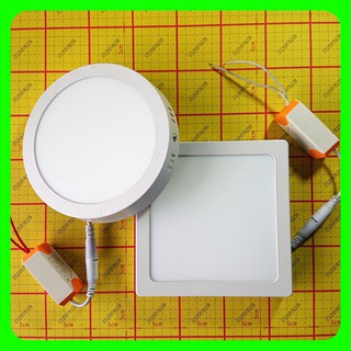 Combo 10 đèn led ốp trần đèn ốp trần nổi 12w 18w 24w tròn vuông ///