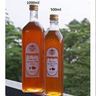 SET 10 chai thủy tinh Vuông nắp nhôm - ( 5 chai 1000ml & 5 chai 500ml )
