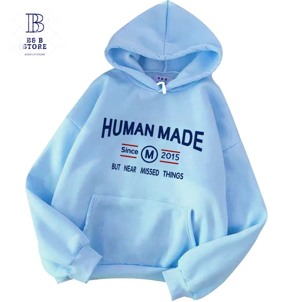 ÁO HOODIE IN HUMAN MADE FORM NAM NỮ NHIỀU MÀU ĐỦ SIZE