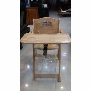 GHẾ ĂN DẶM GỖ ĐẠI VĨ CHO BÉ
