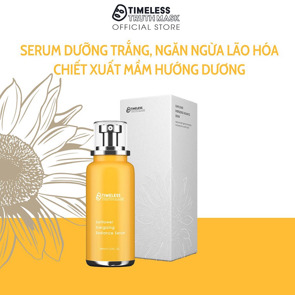 Serum chống lão hoá và trắng da chiết xuất mầm Hoa Hướng Dương Timeless Truth Mask - Sunflower (30ml)