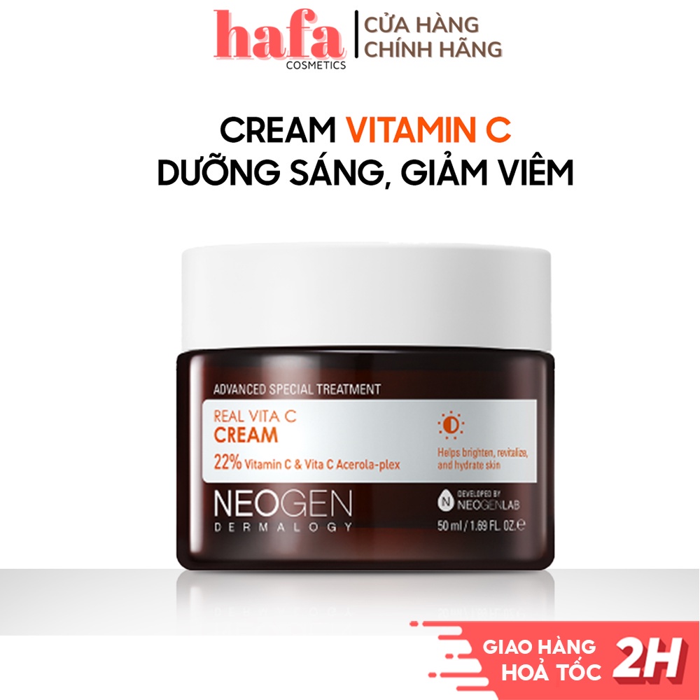 Kem Dưỡng Vitamin C Giảm Thâm Dưỡng Sáng Da Neogen Real Vita C Cream 50ml