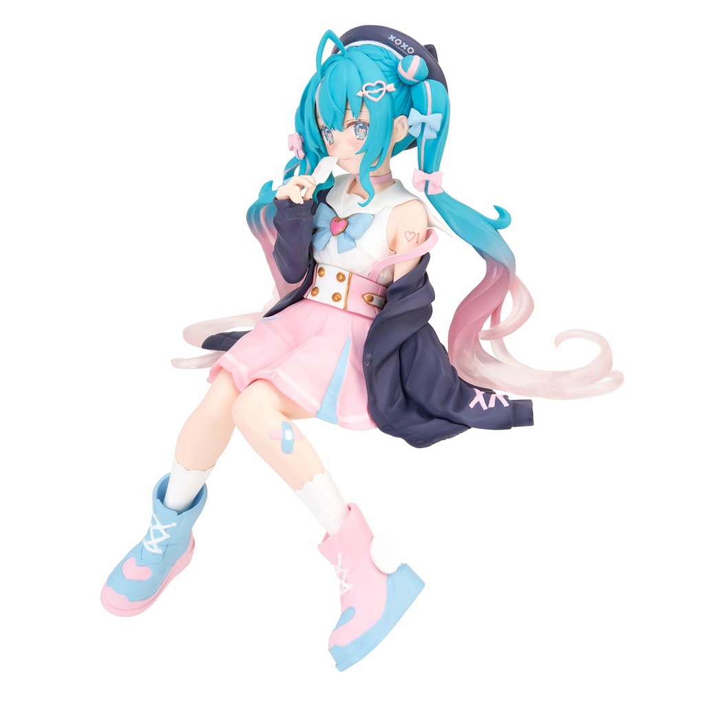 Đồ Chơi Nhân Vật Hatsune Miku Đang Ngồi Dùng Để Trang Trí