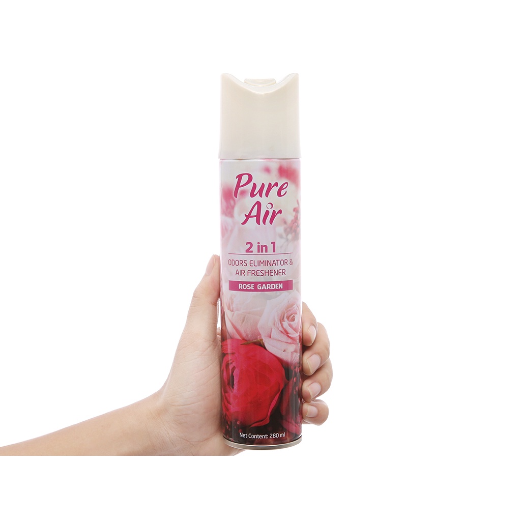 Nước hoa xịt phòng Pure Air 280ml hương nước hoa khử mùi, thơm phòng, dễ chịu - HT268