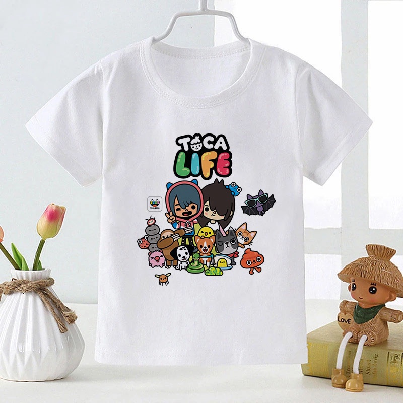 Áo Thun Trẻ Em tocaboca toca boca life world