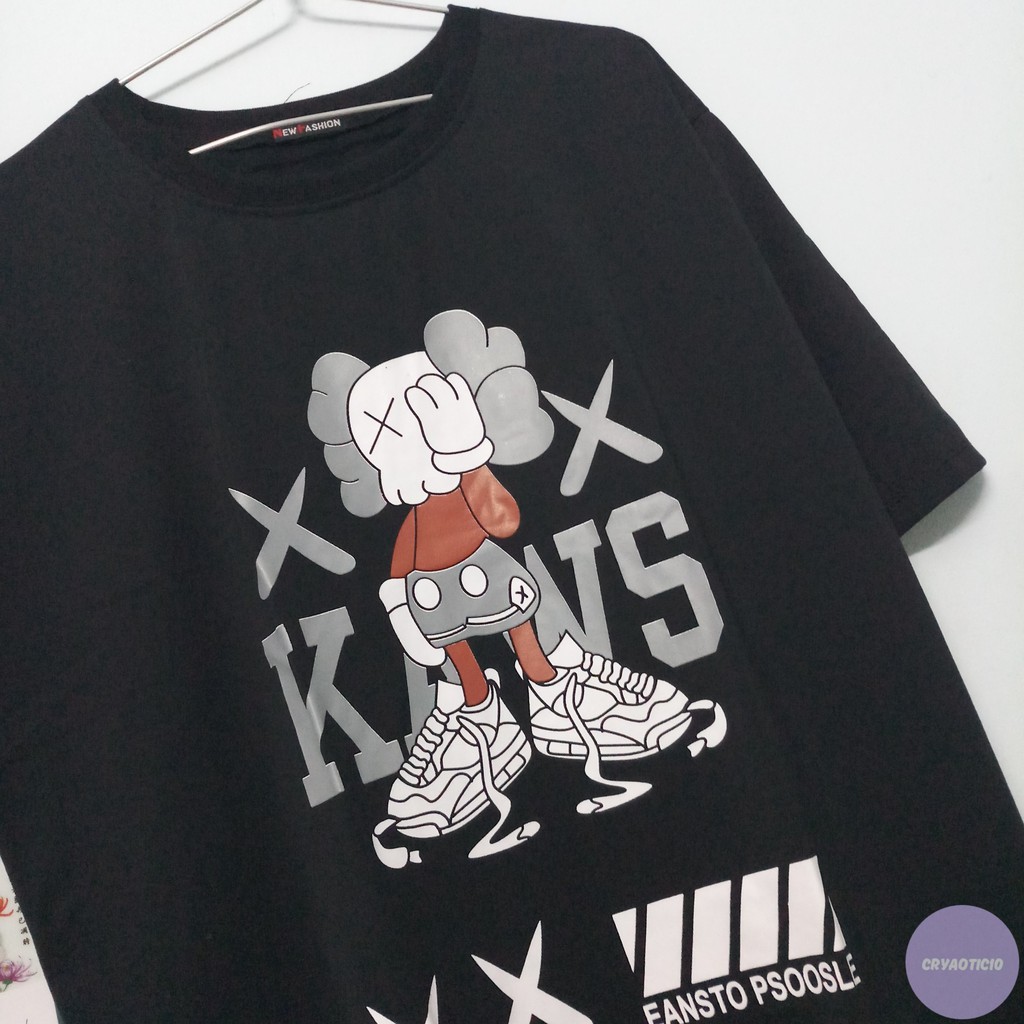 [Kèm hình thật] Áo tay lở Kaws OffWhite off white unisex