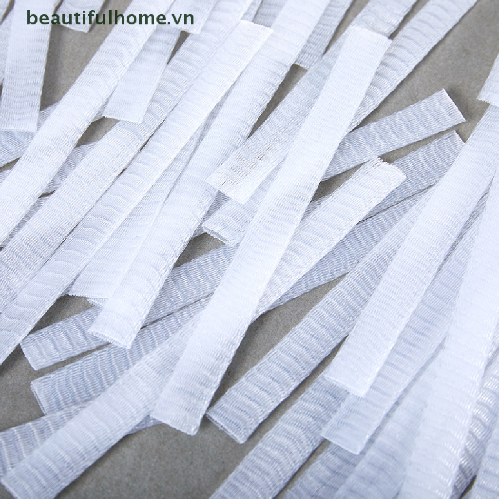Bộ 50 Lưới Bọc Bảo Vệ Cọ Trang Điểm Có Thể Tái Sử Dụng