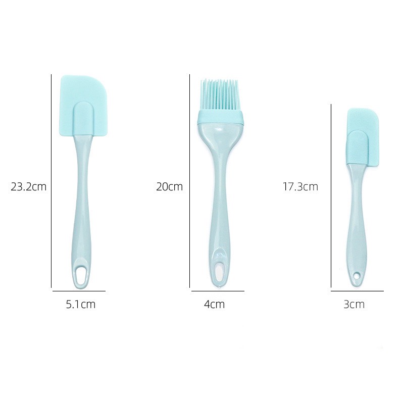 Set Phớt Và Chổi Quét Dầu 3 Chi Tiết, Dụng Cụ Làm Bánh