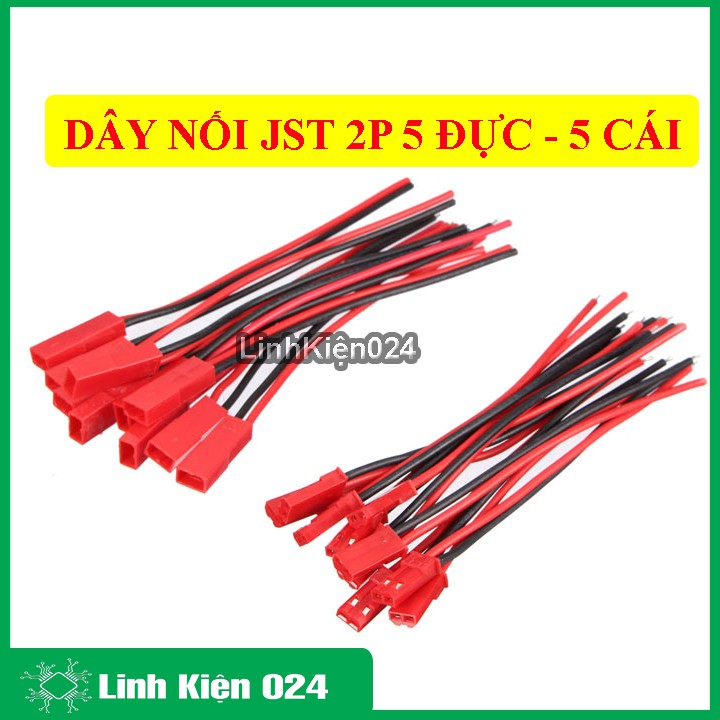 Dây Nối JST-2P Đỏ