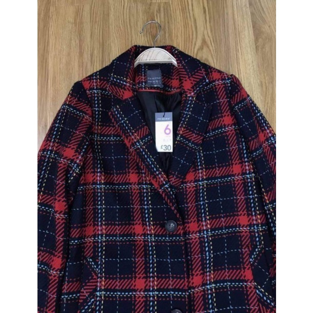 Áo khoác Mango caro thời trang