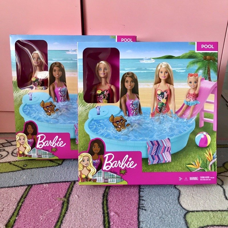 Bộ Đồ Chơi Hồ Bơi Và Bồn Tắm Cho Búp Bê Barbie