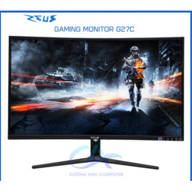 Màn Hình cong  27 inch Zeus G27C Full HD Cong Full viền 75HZ RGB mới 100%