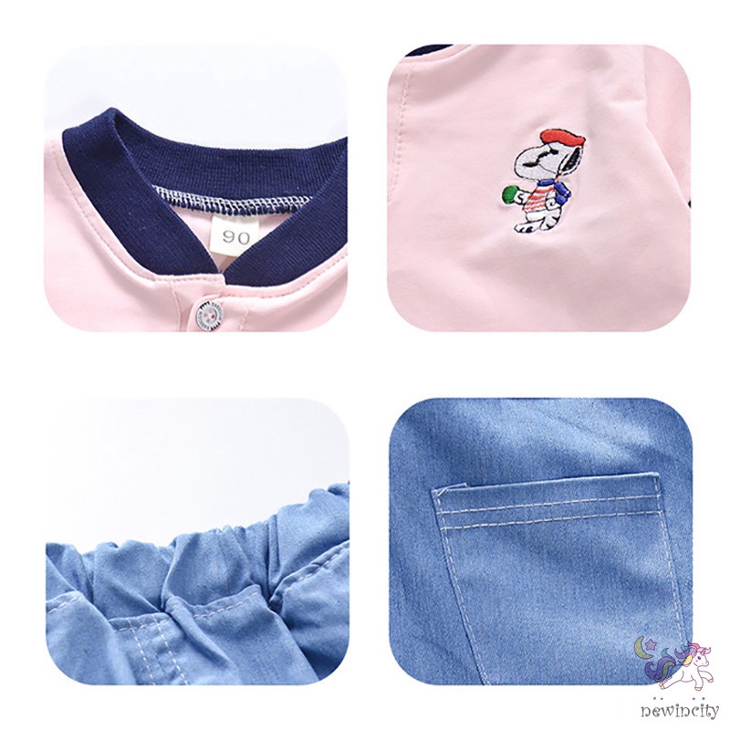 Set Áo Thun Ngắn Tay In HỌa Tiết Hoạt Hình Kèm Quần Ngắn Cho Bé Trai