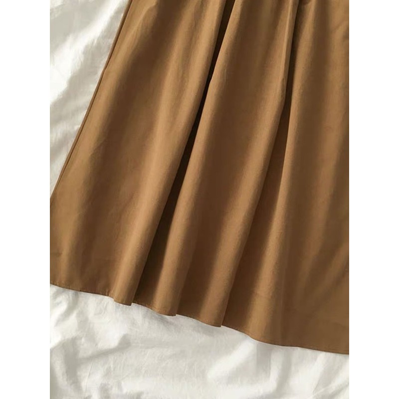 Yếm kaki cổ vuông CQ311