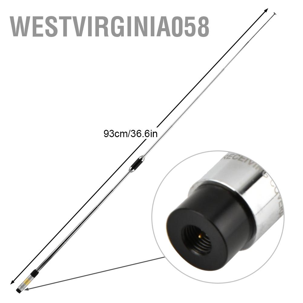 Westvirginia058 RH770 SMA-Male Băng tần kép 144 / 430MHz Ăng-ten bộ đàm cầm tay kính thiên văn