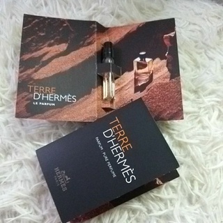 Vial nước hoa d' hermes terre parfum.pure perfume 2ml