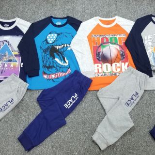 BỘ COTTON BÉ TRAI HÃNG PLACE (SIZE TỪ 4 ĐẾN 12 TUỔI)