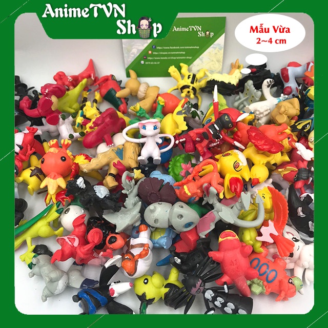 Mô hình tí hon Pokemon - Bửu bối thần kì dễ thương bằng nhựa nhỏ gọn