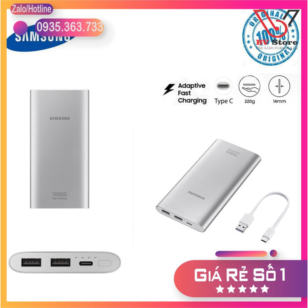 Sạc dự phòng Samsung 💖 FREE SHIP 💖10000mAh chuẩn Type C EP-P1100 sạc siêu nhanh 15W, chất lượng cao | WebRaoVat - webraovat.net.vn