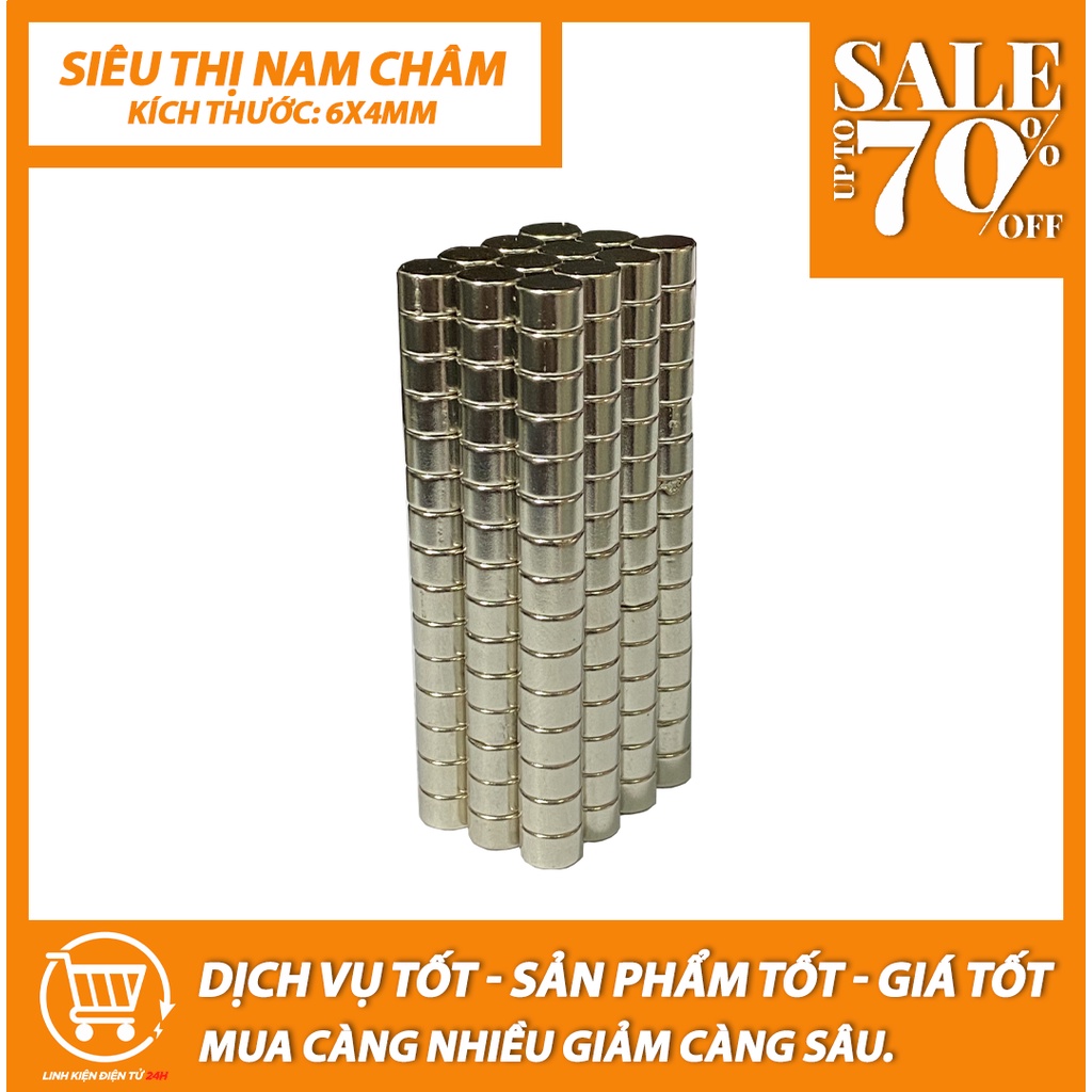Nam Châm 6x3,6x4,6x8,..
