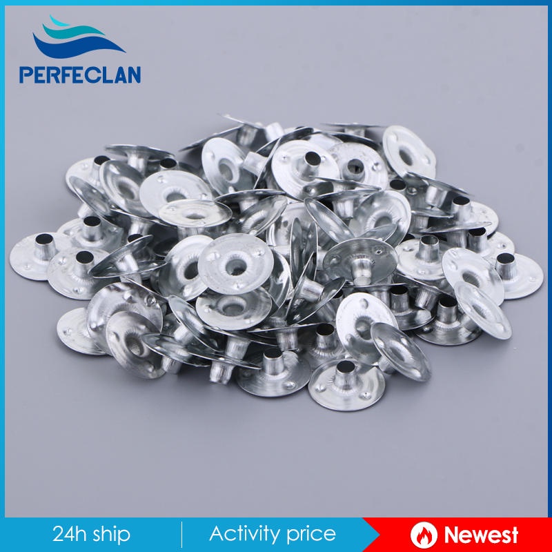 Set 100 đế giữ dây bấc đèn cầy 12.52.5mm