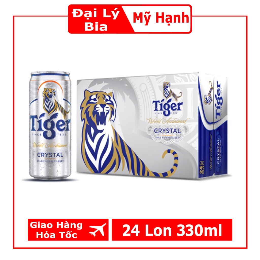 Bia Tiger Crystal Thùng 24 Lon 330ml/lon