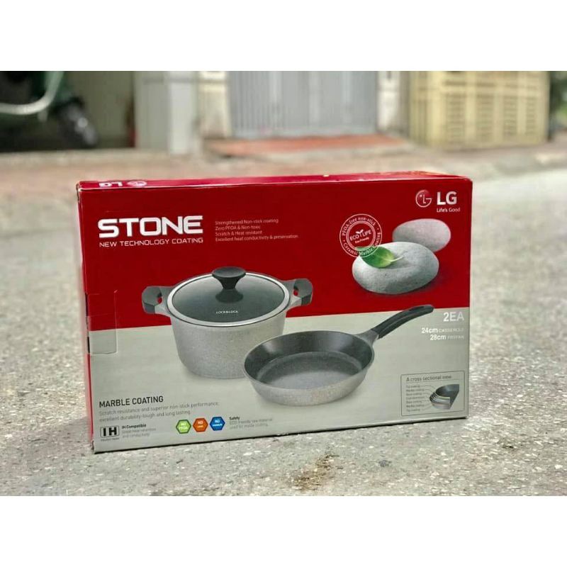 Nồi Vitamins Stone hãng Lock & Lock đá 24cm