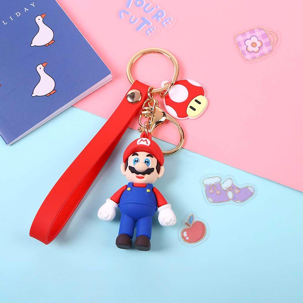 Móc Khóa Hình Búp Bê Mario Dễ Thương