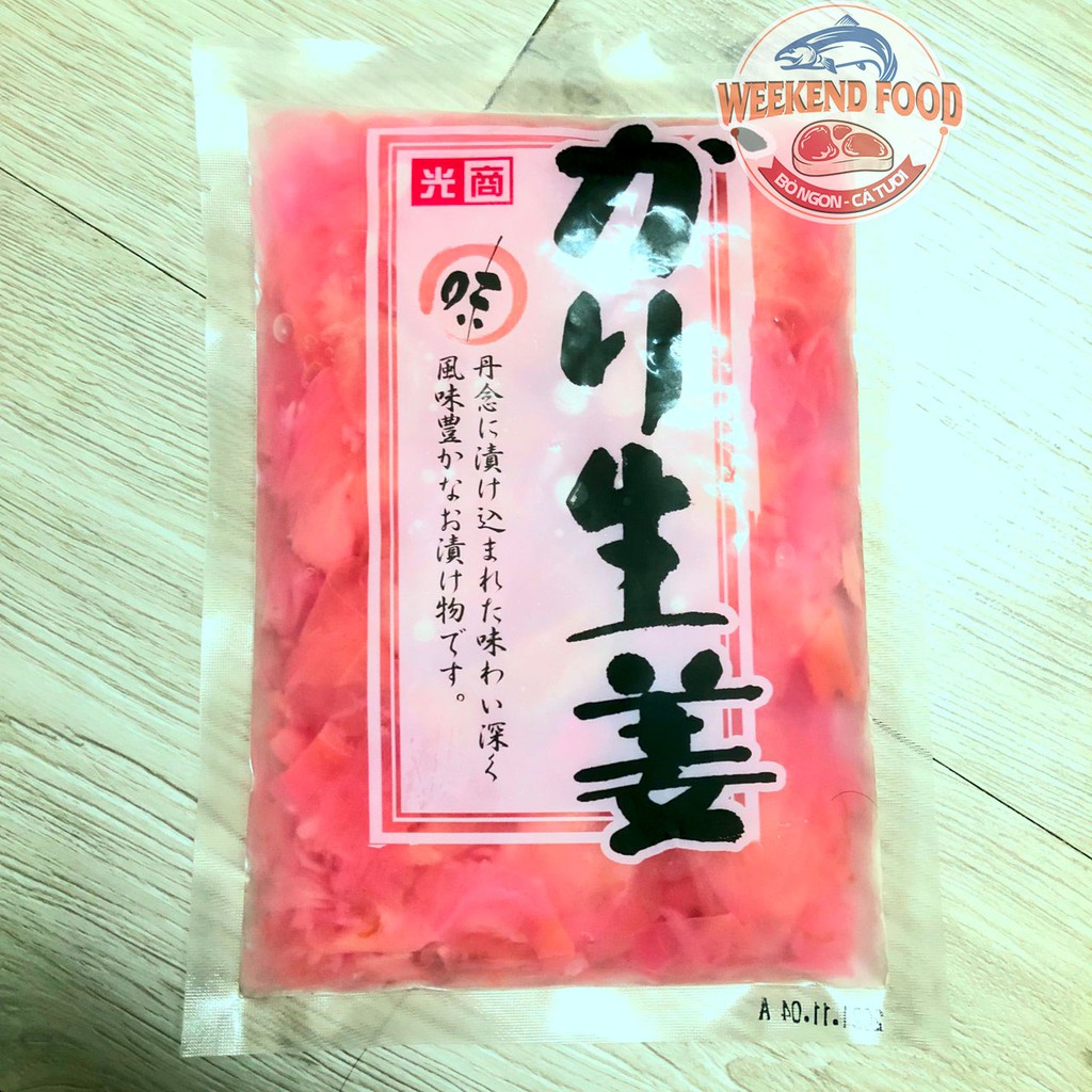 [Hàng phổ thông] Gừng hồng Gari Pink ăn kèm sushi, sashimi 250g