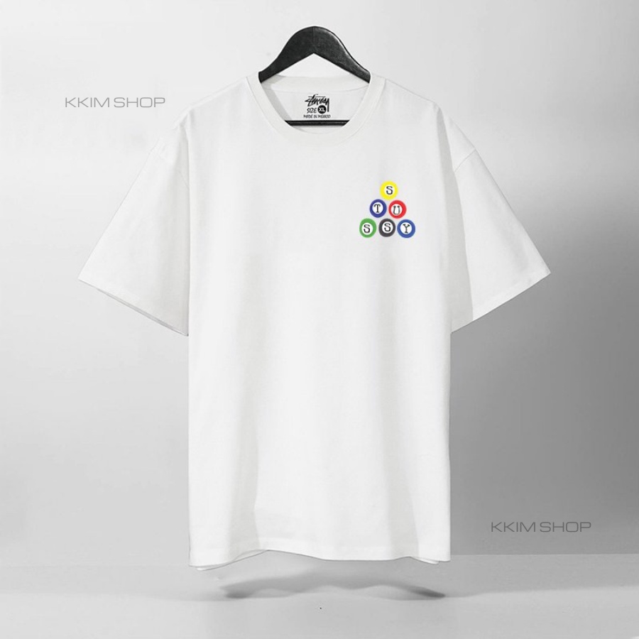 Áo Thun Tay Lỡ STUSSY, áo phông unisex Form rộng oversize, chất liệu Cotton. KKIMShop