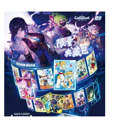 Set 5 ảnh thẻ nhân phẩm Anime Genshin Impact GI ngẫu nhiên