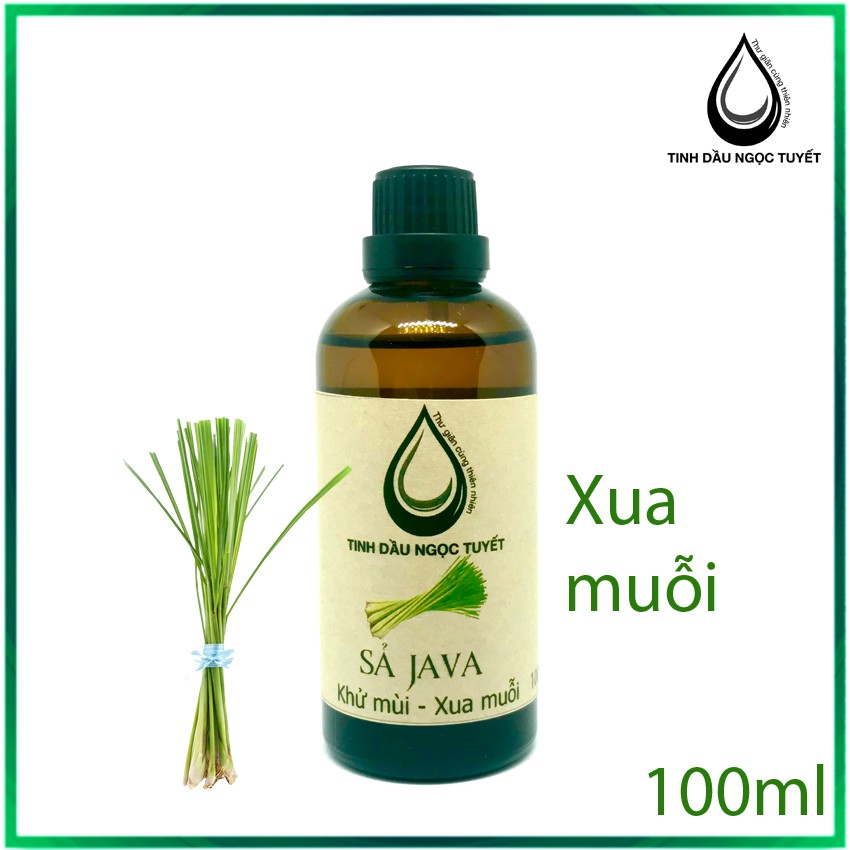 Tinh dầu sả JAVA nguyên chất Ngọc Tuyết 100ml - nồng đậm, xua côn trùng