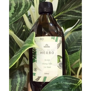 Dầu gội Herbo chai thủy tinh 500ml