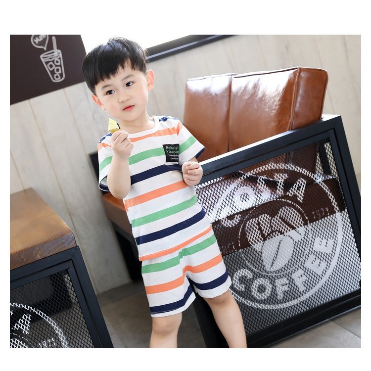 Bộ Thun Cộc Tay - Bộ Quần Áo Phông Ngắn Tay Cho Bé Trai - Timikid Store