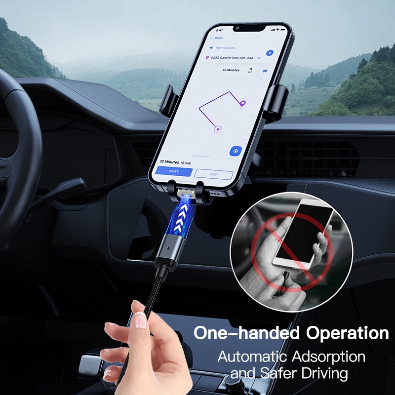 Dây Cáp KUULAA 65W LED USB C Từ Tính 27W Type C Sang Lightning PD Cho Huawei Xiaomi Samsung iPhone 14 13