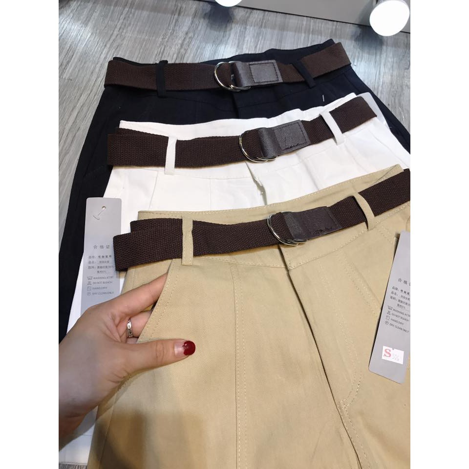 Quần short thô kèm betl (#506) (kèm ảnh thật)