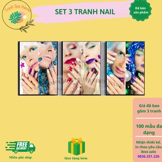 💪RẺ VÔ ĐỐI💪KÈM QUÀ TẶNG_ KHI MUA BỘ 3 FOMEX TRANH TRANG TRÍ TIỆM NAIL  (CÓ Clip thật) SP11