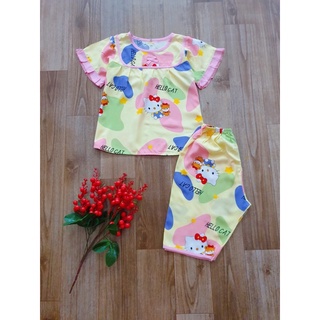 🌸 33 - 37kg Bộ tole lanh lửng bé gái size L