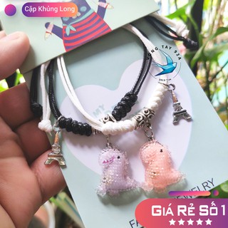 [CP04] COMBO 2 Vòng Đeo Tay Cặp Đôi Khủng Long Xinh Xắn Giá Rẻ